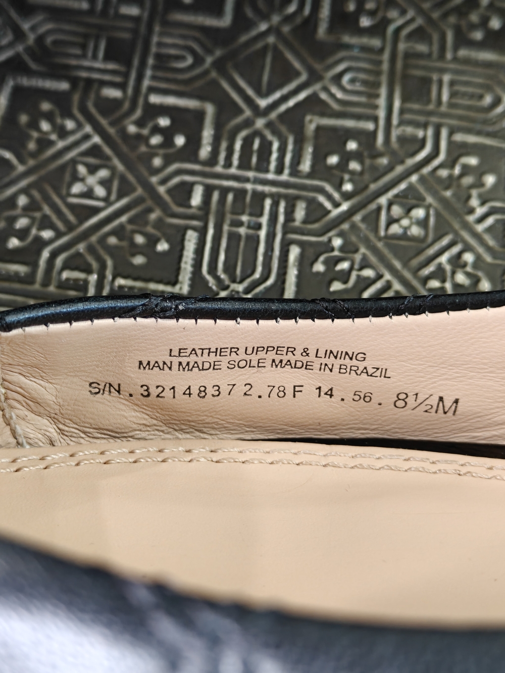 Tory Burch Leila Quilted Leather Loafer Flats Black  Size 8.5 Excellent Condi - Picture 11 of 12